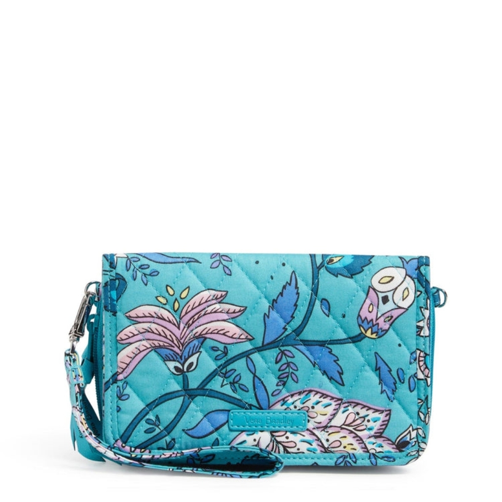 Vera Bradley Peacock Garden RFID 3-in-1 Crossbody